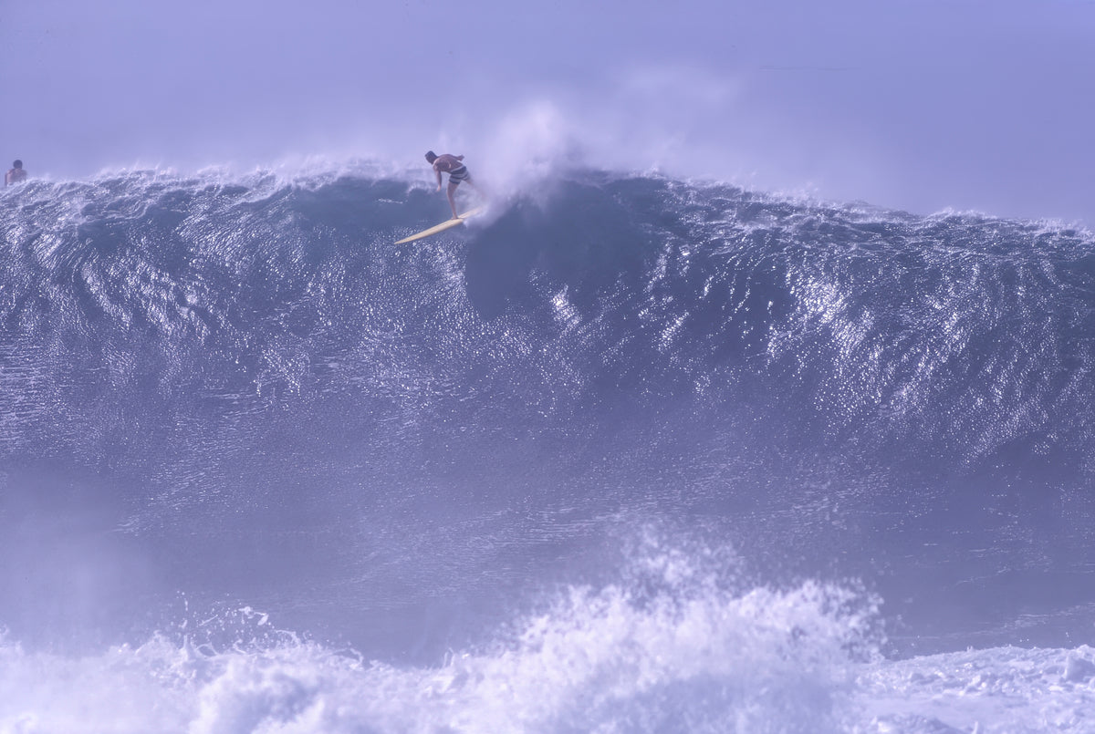 Greg Noll, Waimea Bay 1964. Photo Beverly Noll Archives, secure in the Nalu Vault