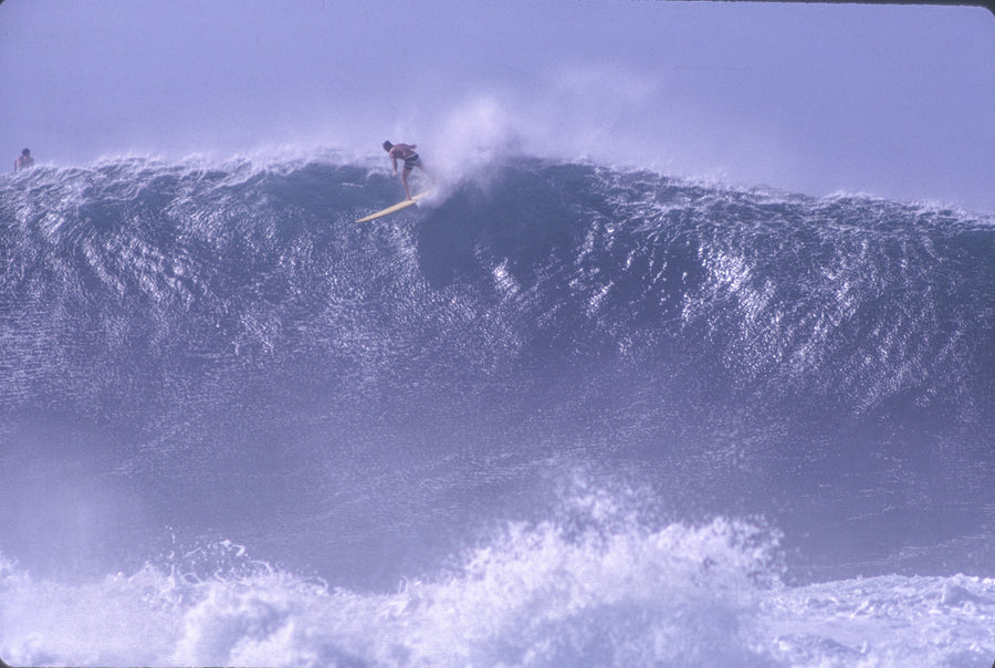 Greg Noll at Waimea Bay, 1964. Photo: Beverly Noll